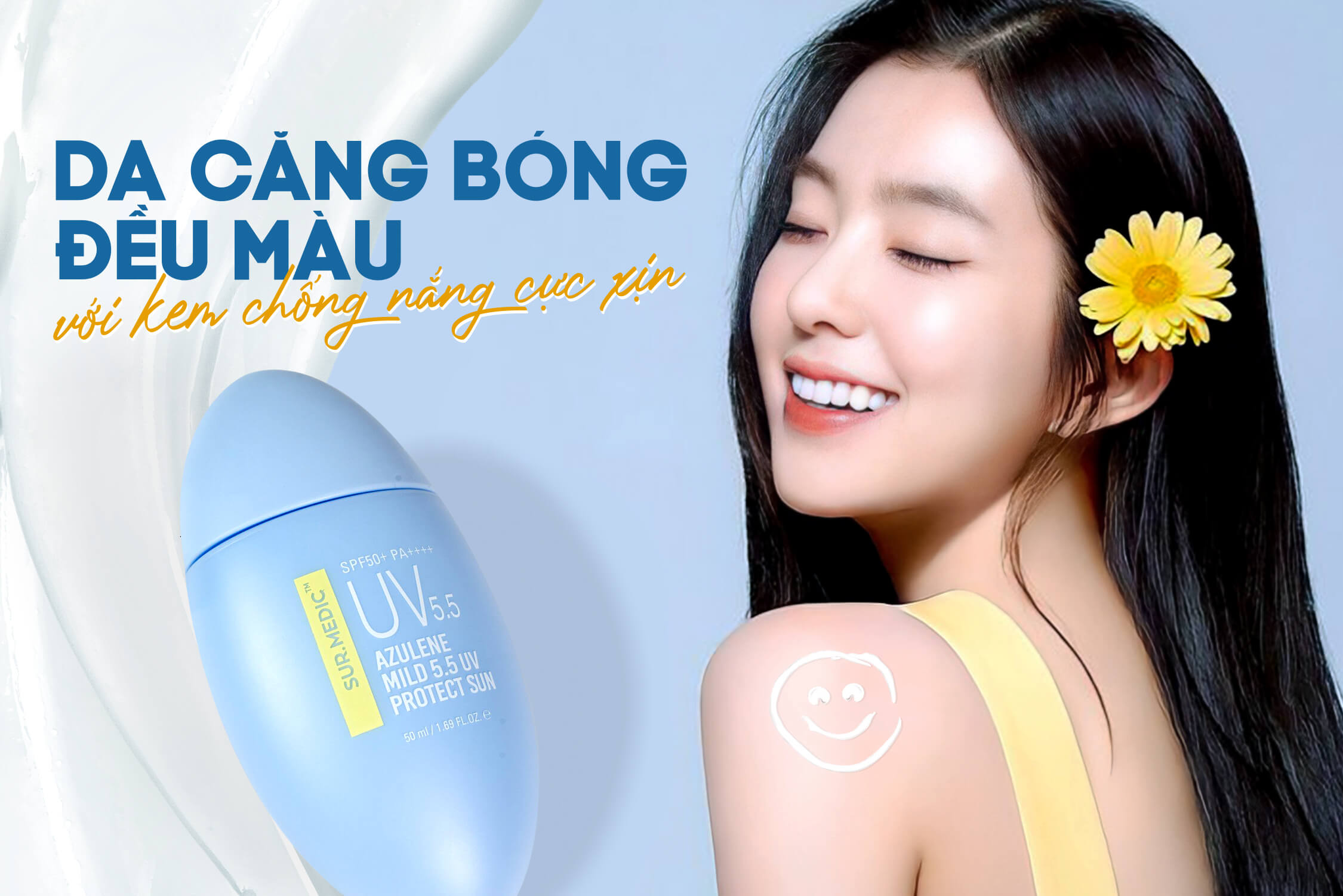 Hội đam mê da căng bóng đừng bỏ qua, kem chống nắng chưa đến 210k cực xịn sò!