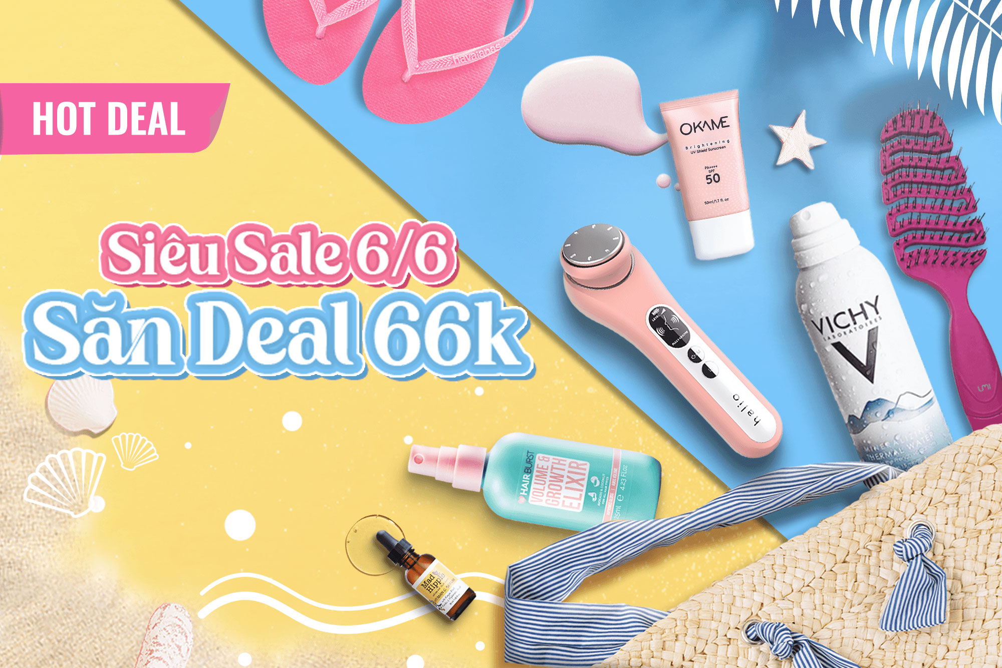 Gift with Purchase Lixibox (GWP): Shopping mùa giãn cách với SIÊU SALE ONLINE 6.6 bùng nổ deal ngon nhận quà siêu khủng