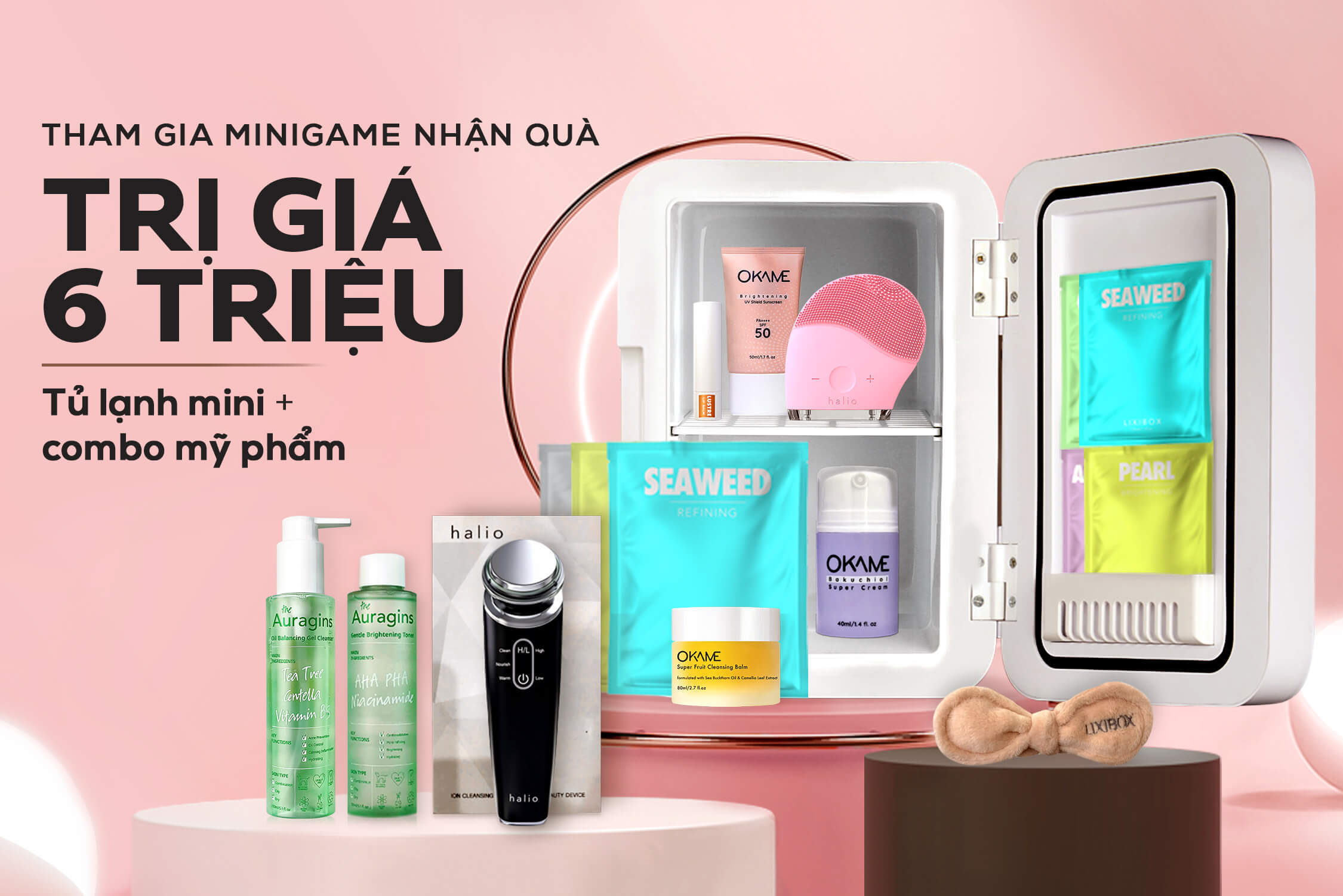 Khoe góc mỹ phẩm - Nhận quà 6 triệu