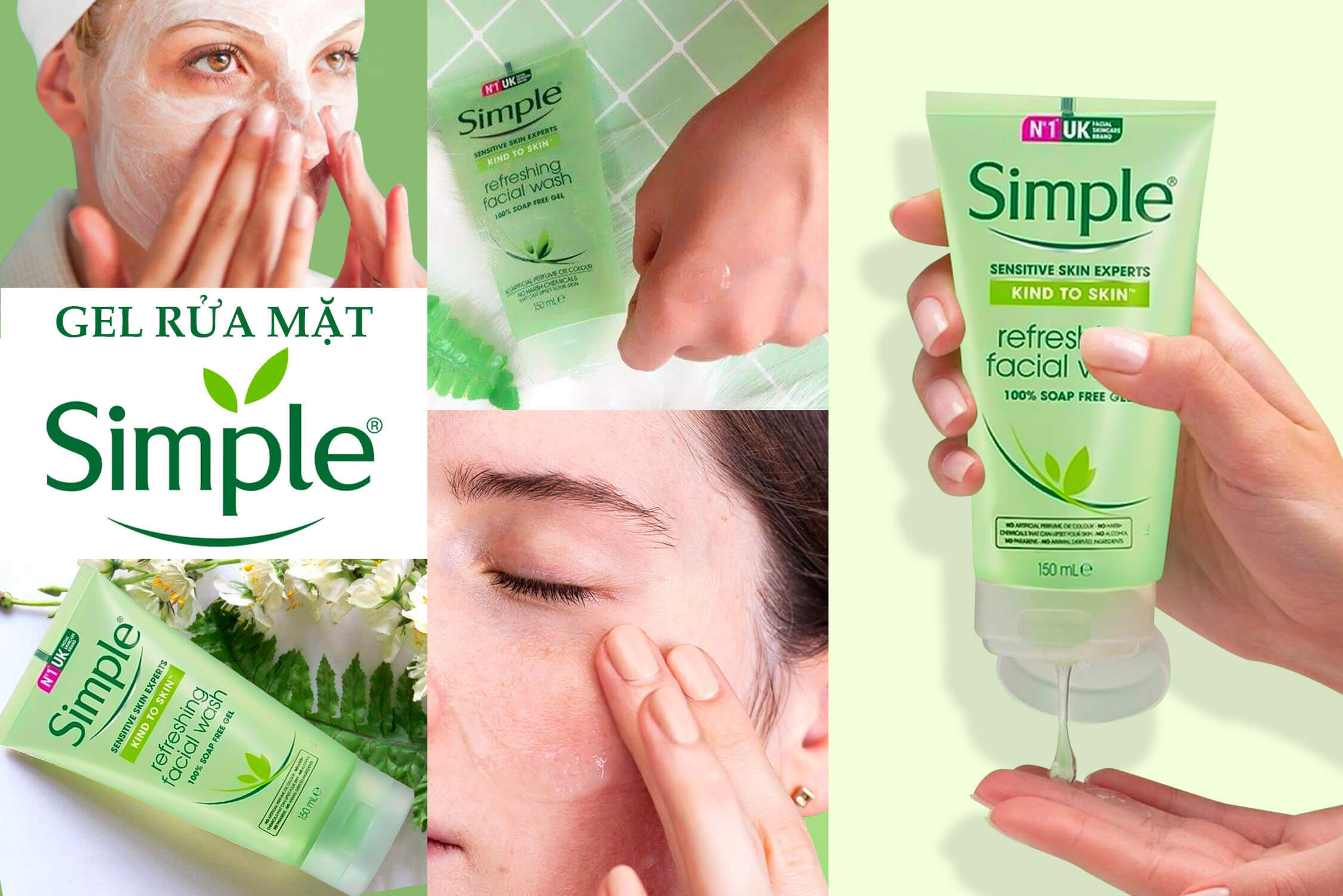 Review gel rửa mặt Simple - thương hiệu bình dân nhưng chất lượng bất ngờ
