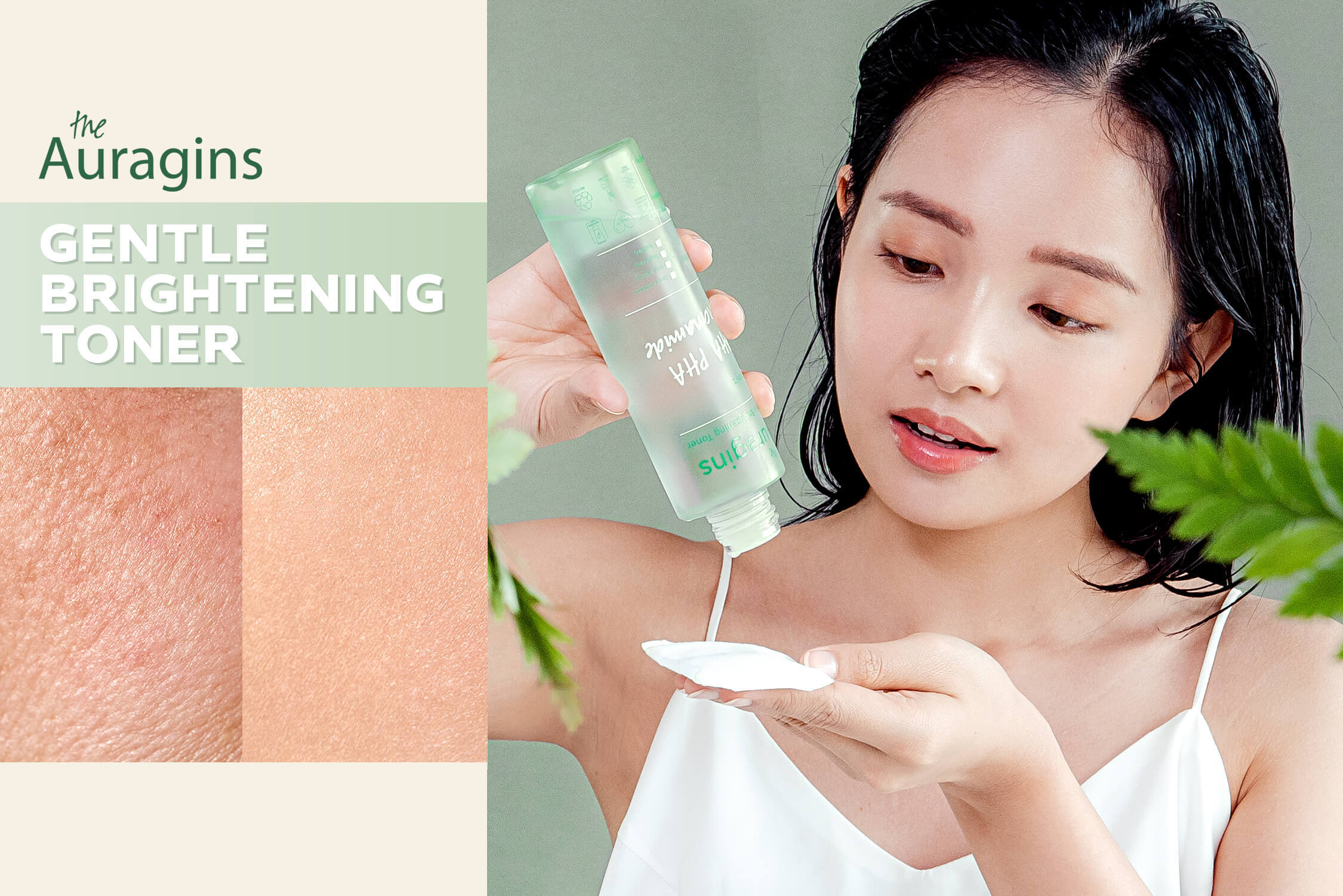 Review nước cân bằng The Auragins - Lần đầu cô nàng dùng toner chứa AHA-PHA & cái kết…