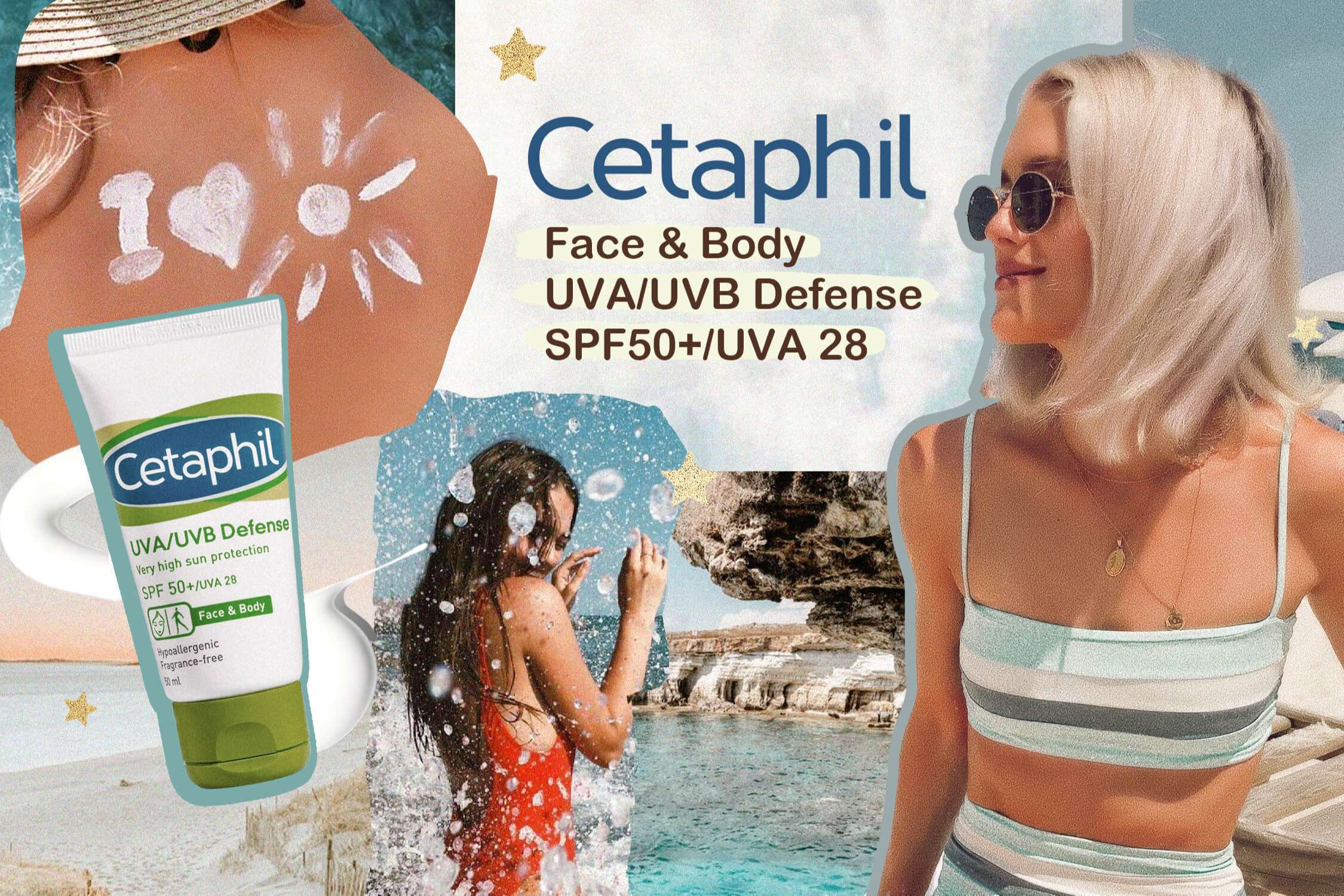 Review kem chống nắng Cetaphil - cô nàng bất ngờ khi mang theo đi biển