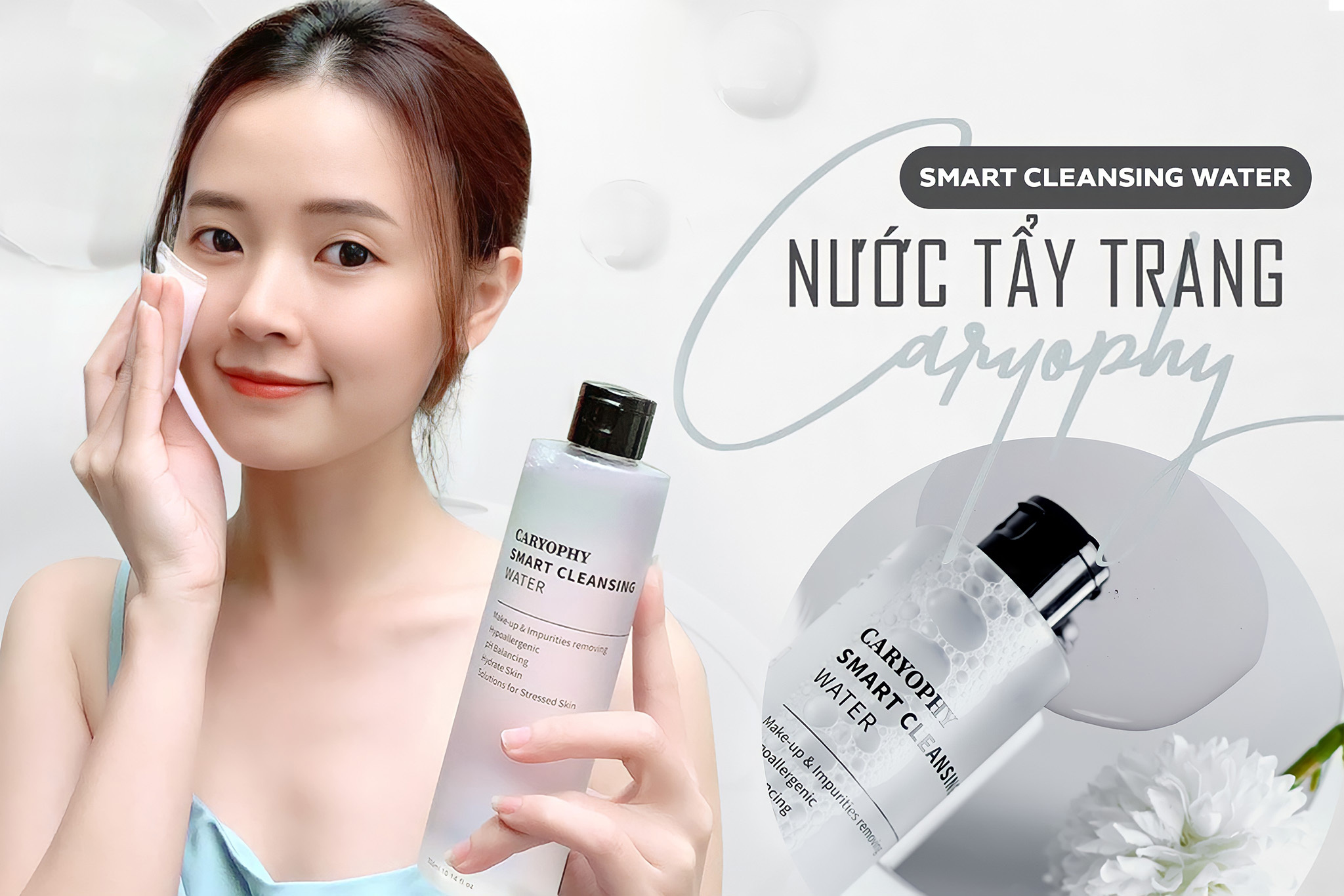 Review Caryophy Smart Cleansing Water - chiếc tẩy trang sánh ngang "huyền thoại" Bioderma nhưng giá chỉ bằng 2/3