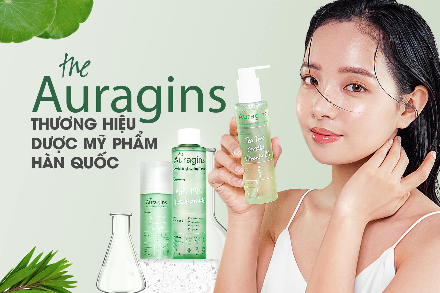 The Auragins: Sự kết hợp mới mẻ, hiệu quả giữa các hoạt chất phòng lab & những nguyên liệu thiên nhiên