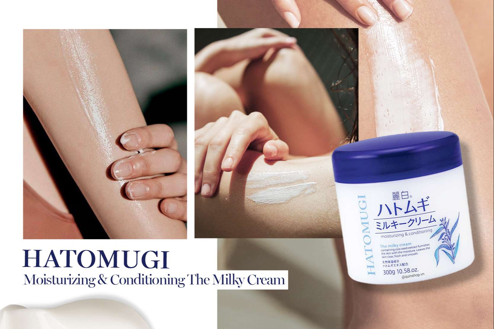 Review kem dưỡng thể Hatomugi - Da mịn hơn thấy rõ, còn hiệu quả dưỡng trắng thì...
