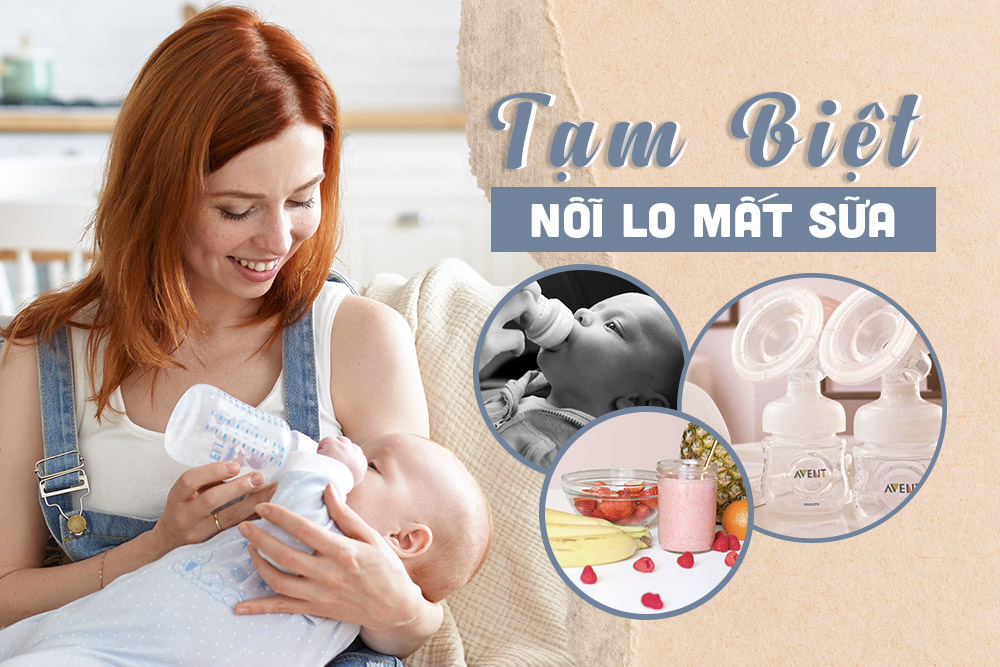 Tạm biệt nỗi lo mất sữa với 4 lưu ý quan trọng giúp sữa mẹ ra đều, nhiều & chất lượng