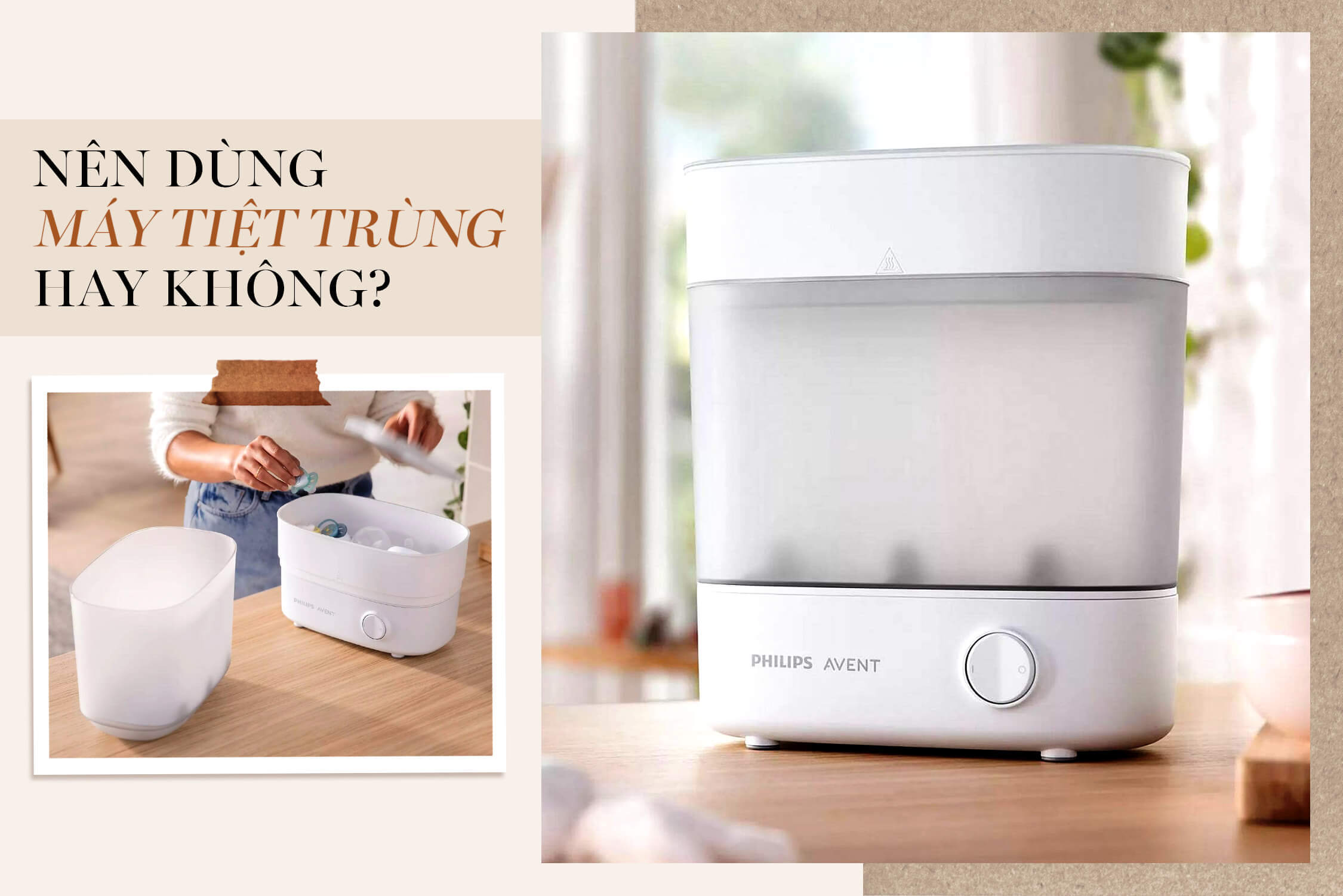 3 lợi ích để mẹ bỉm sắm liền tay máy triệt trùng bình sữa cho bé