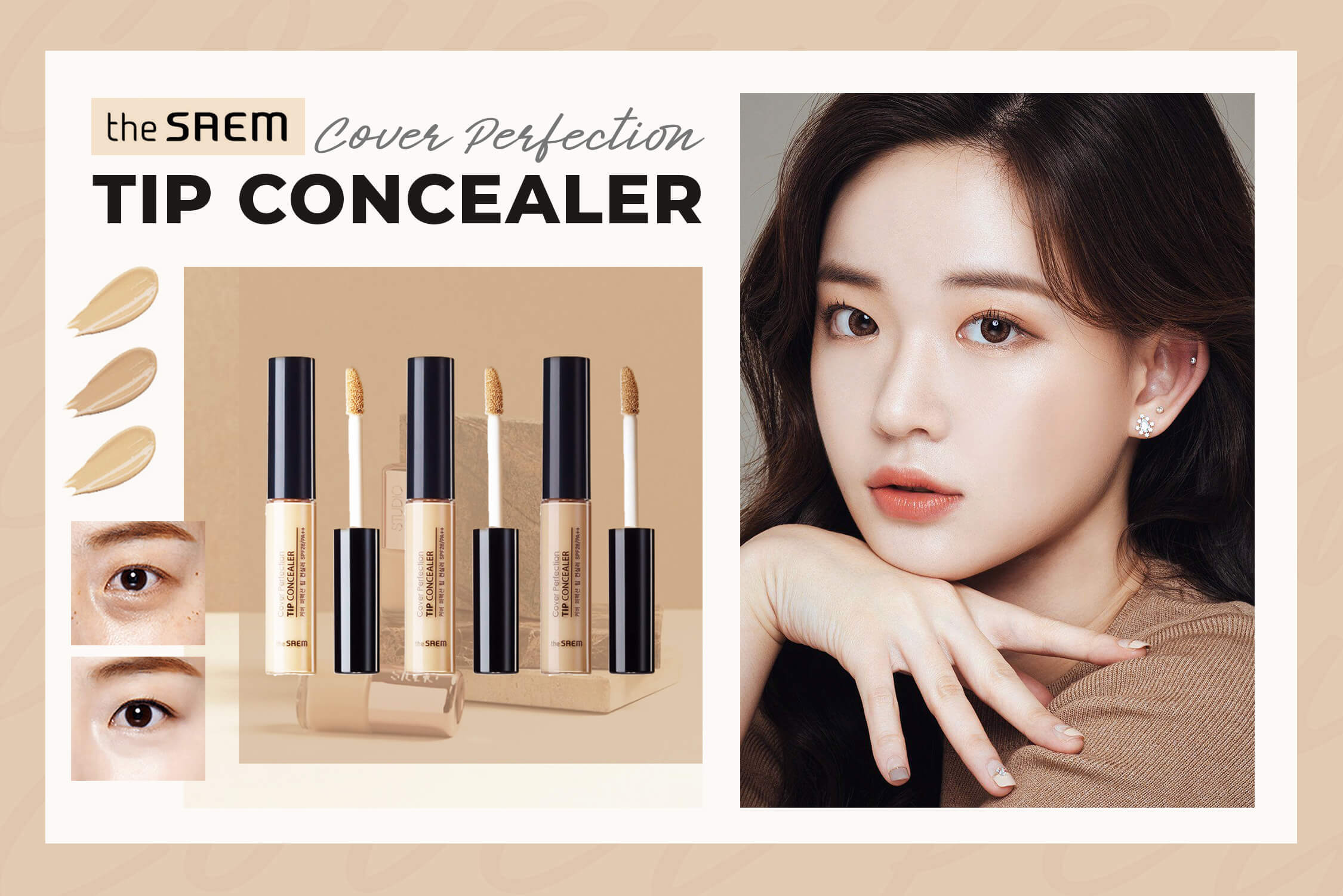 Review kem che khuyết điểm The Saem - Cô nàng "lười" trang điểm từ khi có concealer