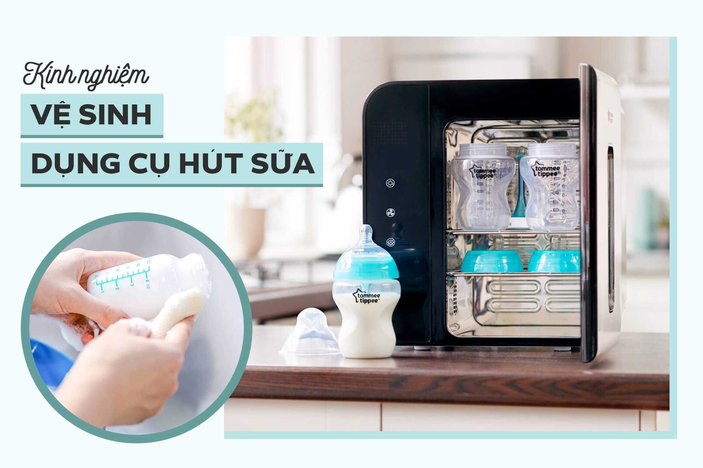 4 lưu ý vệ sinh máy hút sữa mẹ cần “nằm lòng” để đảm bảo an toàn cho bé 