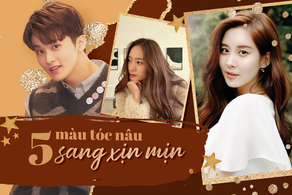 Nhuộm tóc chơi Tết mà sợ “mất lòng phụ huynh”, học sao Hàn thử 5 màu nâu siêu nền nã sau