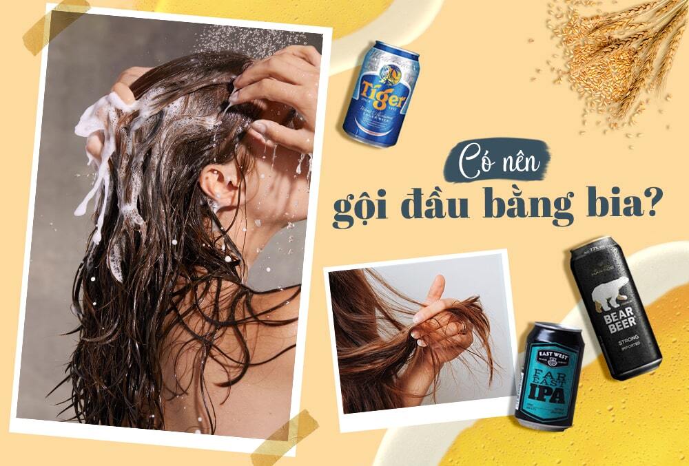 Tận dụng bia dư sau Tết để gội đầu, tóc khỏe đẹp hơn hay càng gãy rụng “không phanh”?