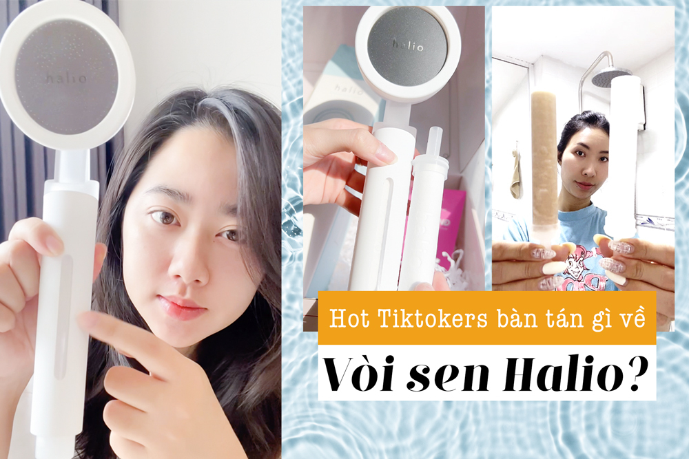 Từ bất ngờ cho đến tâm đắc, vòi sen Halio đã thuyết phục các hot tiktoker vì điều gì?