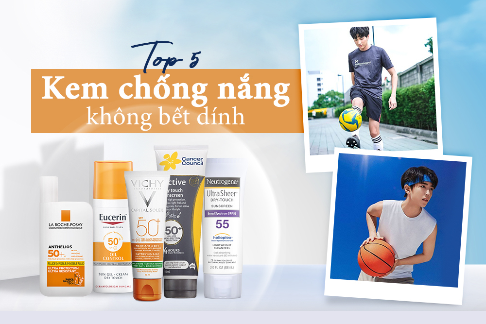 Gift with Purchase Lixibox (GWP): 5 tuýp kem chống nắng đảm bảo “không bết không dính” dành cho hội con trai mê vận động