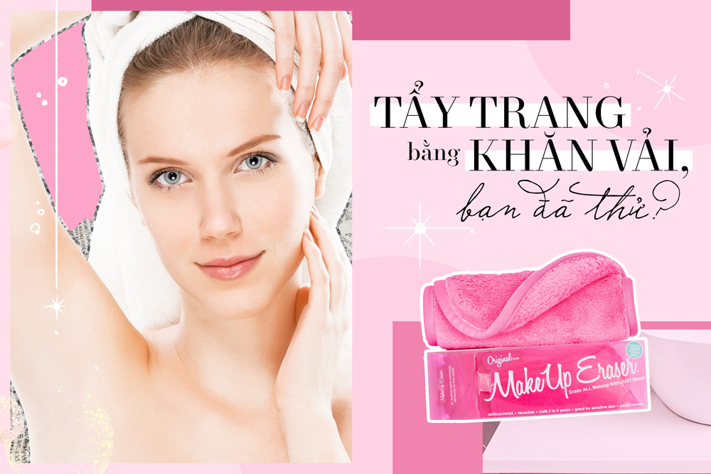 Đã bao giờ bạn nghĩ tới việc tẩy trang nhưng không cần dùng bông hoặc nước tẩy chuyên dụng?
