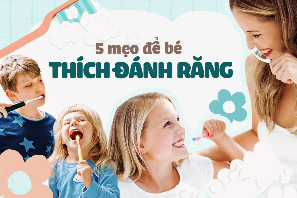 Bé học đánh răng & 5 điểm quan trọng mẹ nên “ghim” ngay để con không lười biếng, phản đối