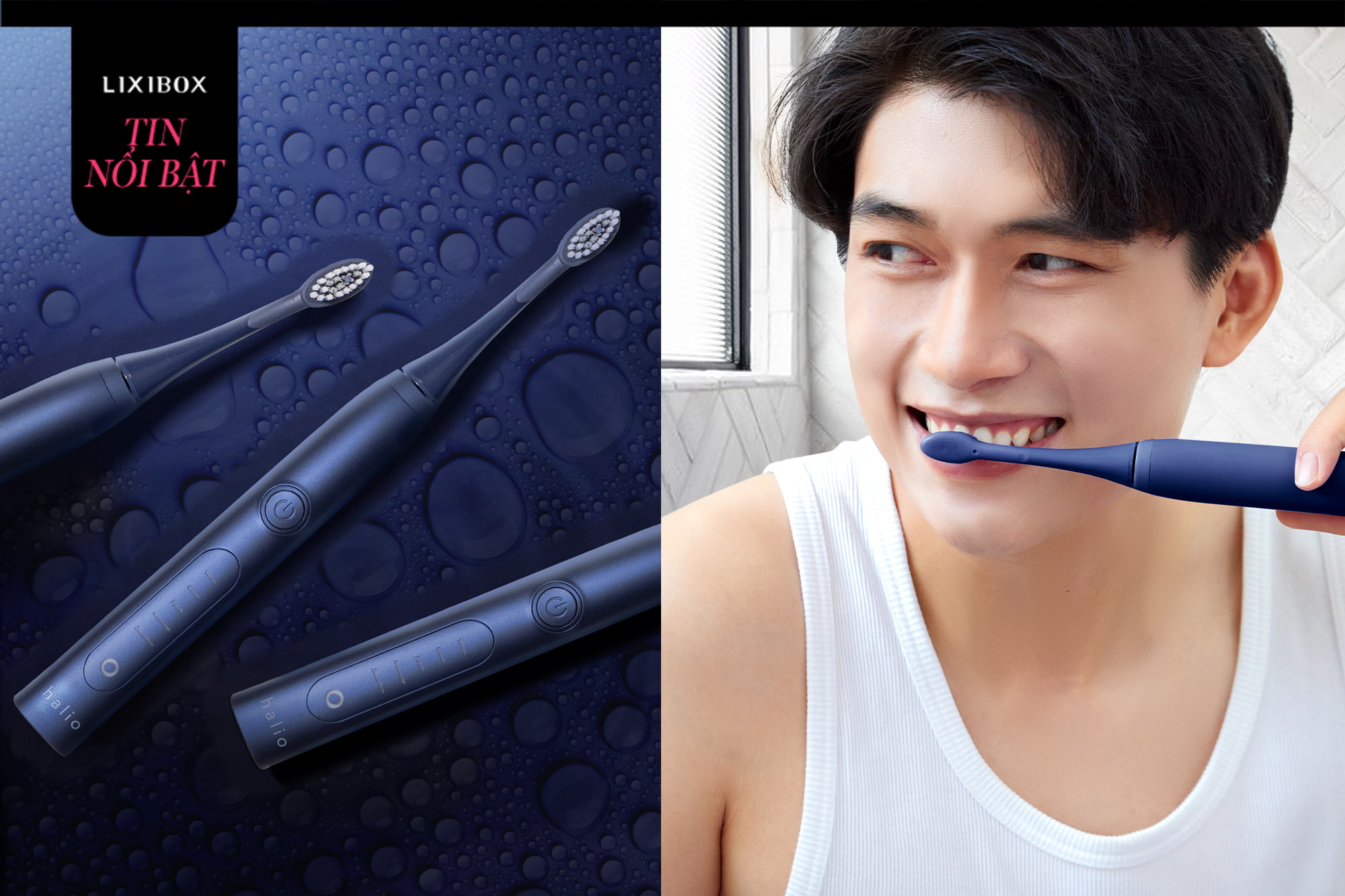 Bàn chải điện Halio vừa “comeback” bản mới: Màu thời thượng, cực hợp với phái nam