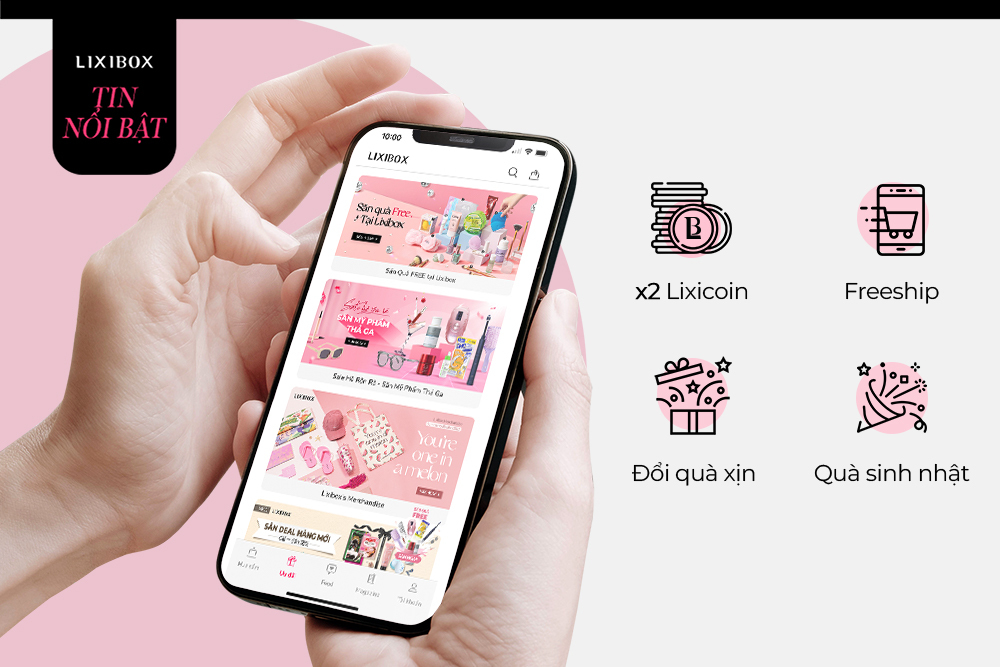 Mua hàng từ 100k là có quà, bạn biết chưa? Click xem toàn bộ đặc quyền của bạn ở Lixibox nào!