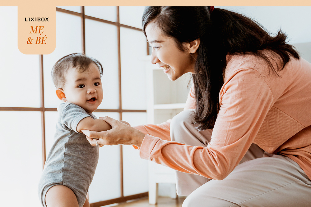 Dạy trẻ tập đi với 6 bước & những điều mẹ cần tránh