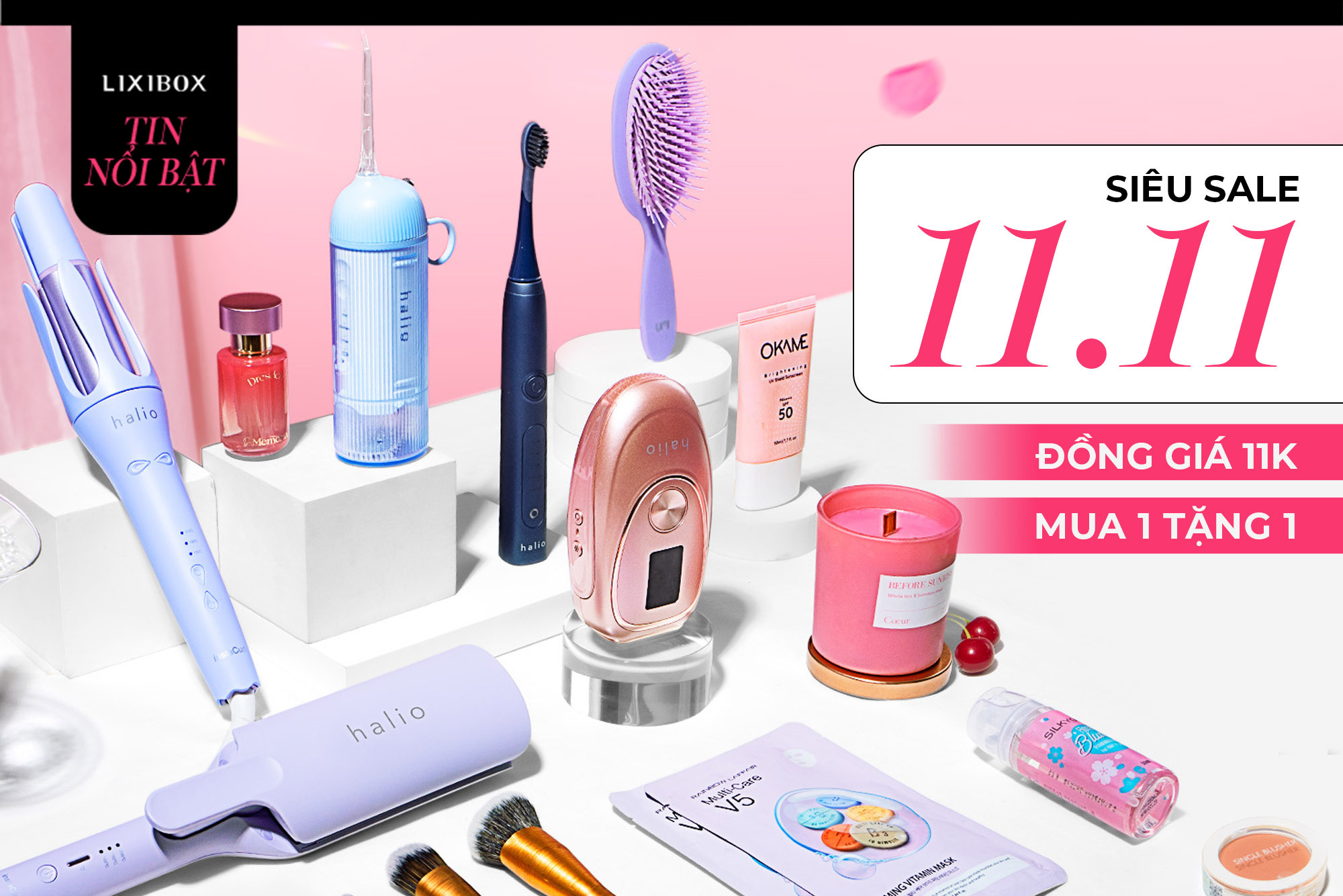 Lixibox tung deal “siêu chất” ngày 11.11: Đồng giá 11K và 111K vẫn chưa phải là tất cả!