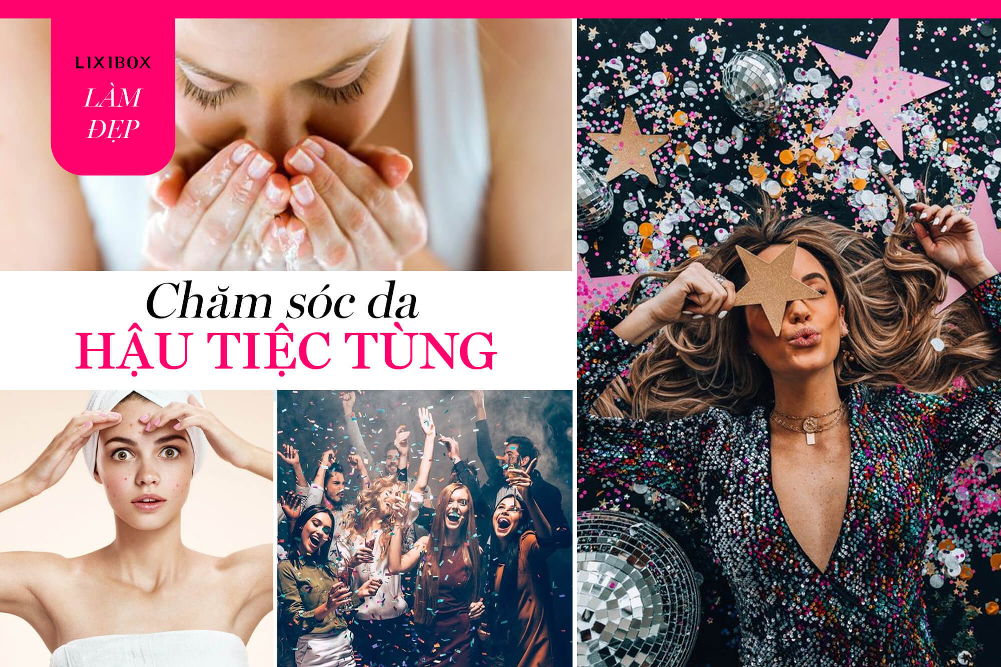 5 cách “cấp cứu” làn da hậu tiệc tùng: Lời cảnh báo cho những cô nàng không muốn lão hóa sớm!