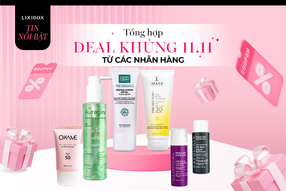 SỐC: Martiderm, Paula’s Choice, IMAGE,... đang tung deal mua 1 được 2, giảm giá đậm sâu ngày 11.11