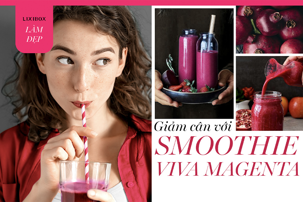 Thử ngay 3 loại smoothie Viva Magenta: Vừa bắt trend Pantone 2023 vừa giảm cân, dưỡng da đón Tết