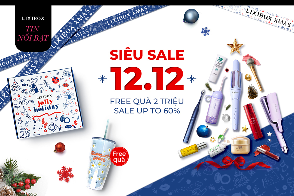 "Bão" sale cuối năm 2022: Giảm giá cực sốc 60%, ai mua cũng có quà GWP trị giá lên đến 2 triệu!