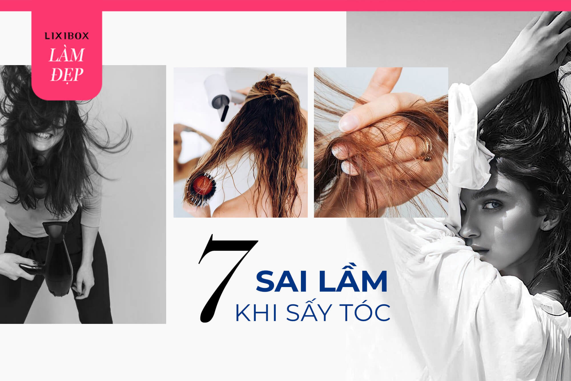 7 sai lầm khi sấy tóc bạn cần tránh: Không muốn tóc khô xơ, rụng tơi tả thì mau bỏ ngay!