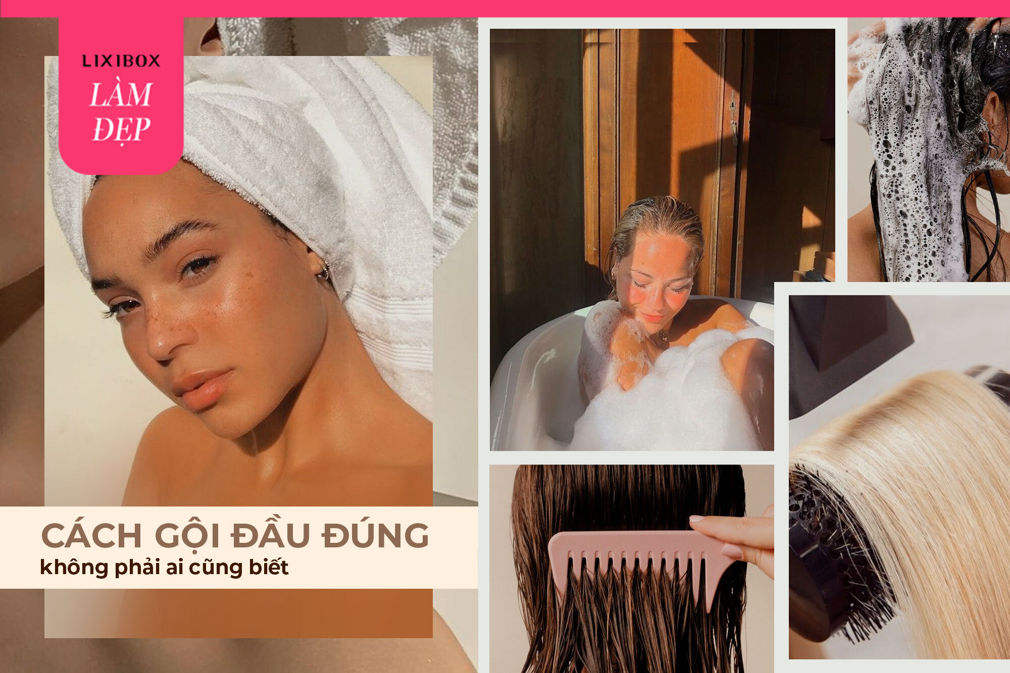 Cứ gội đầu sai cách thế này, chẳng trách tóc bạn luôn khô xơ và rụng tơi tả như “lá mùa thu”!
