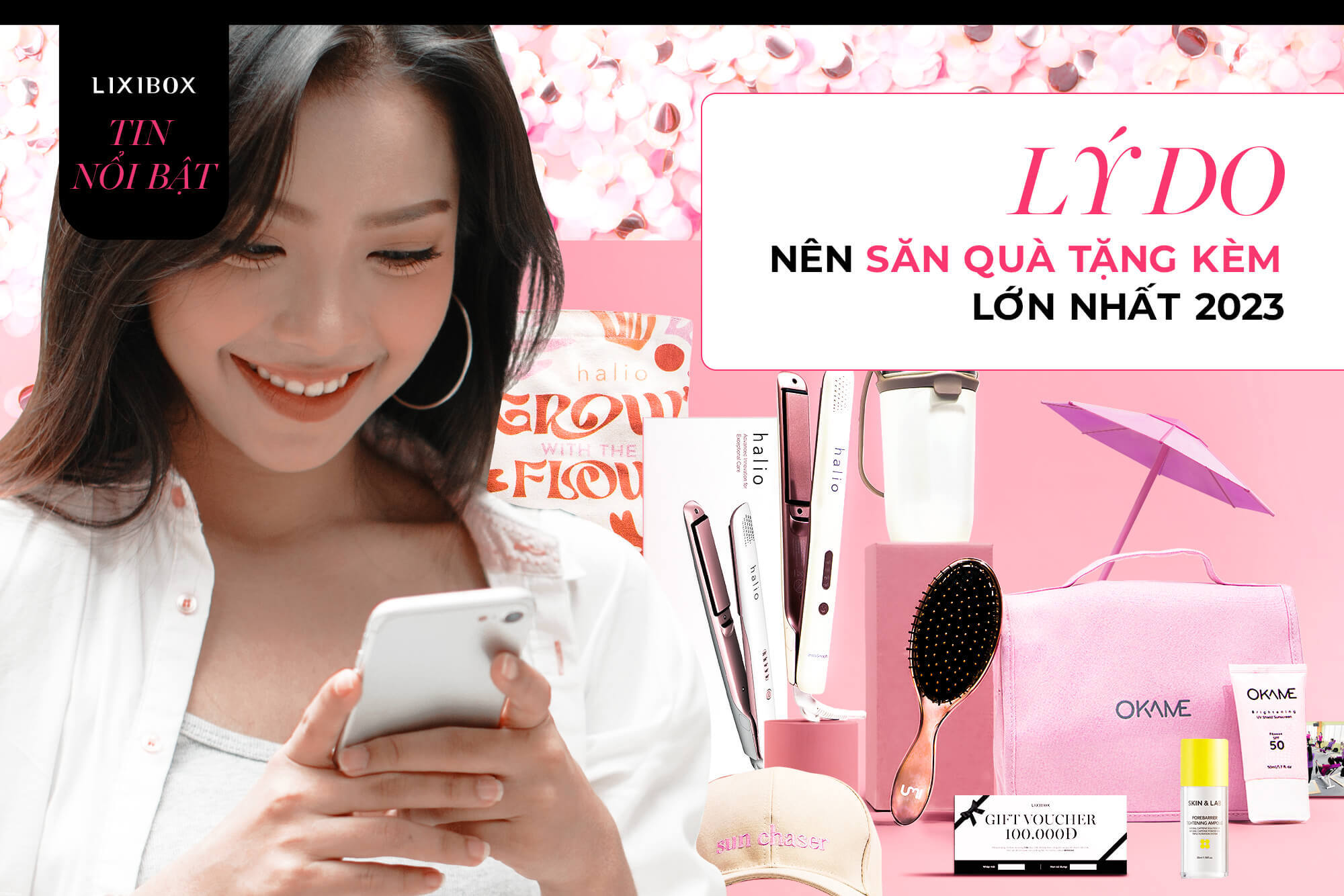 Vì sao bạn nhất định không được bỏ lỡ cơ hội săn quà GWP 3 triệu có 1-0-2 này của Lixibox?
