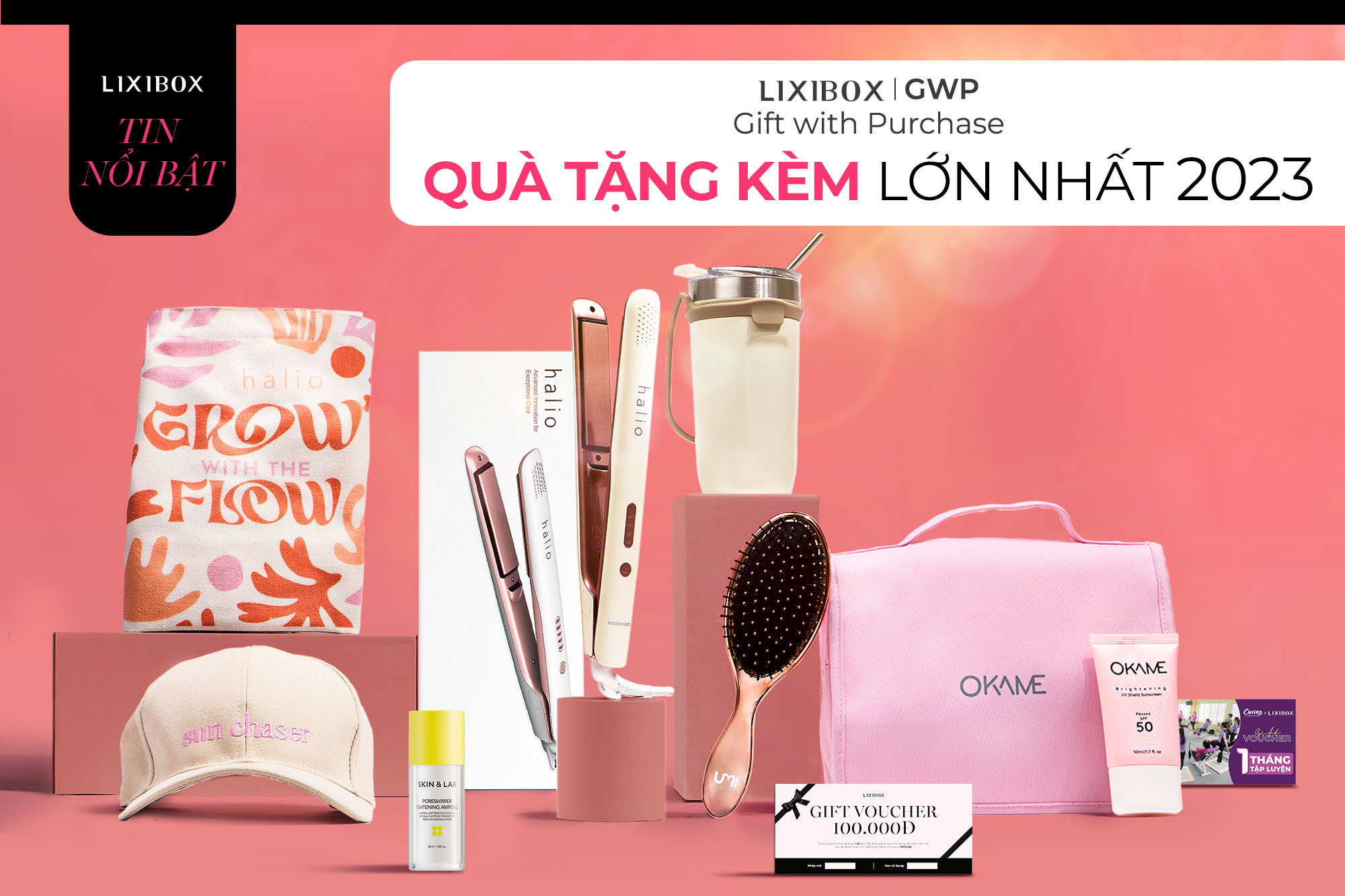 Lixibox hé lộ box quà GWP lớn nhất 2023: Tổng giá trị hơn 3 triệu, có 1 thiết bị làm tóc lần đầu tiên có mặt tại Việt Nam