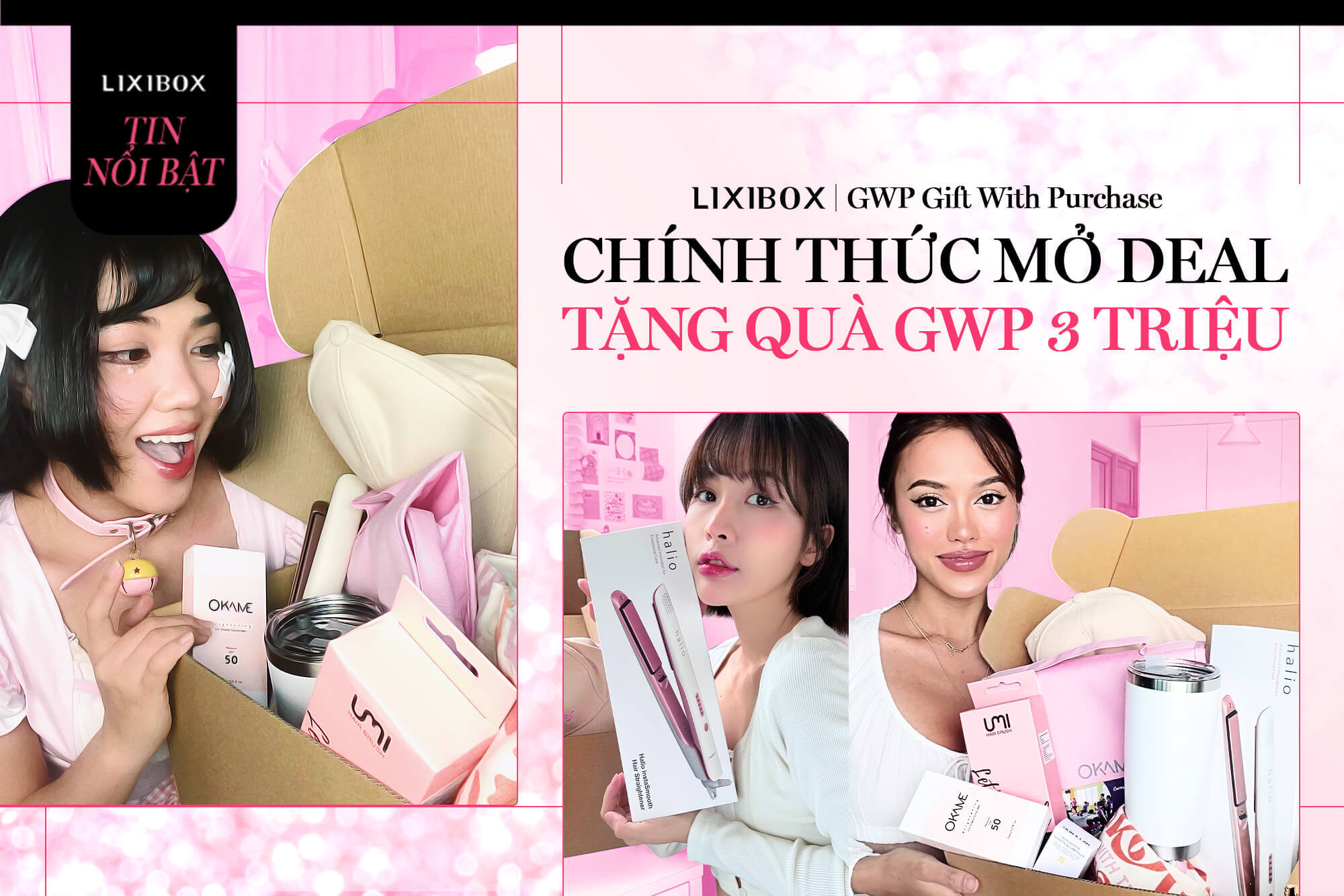 HOT: Chính thức mở deal tặng quà GWP 3 triệu, săn ngay để là người đầu tiên sở hữu sản phẩm độc quyền Lixibox