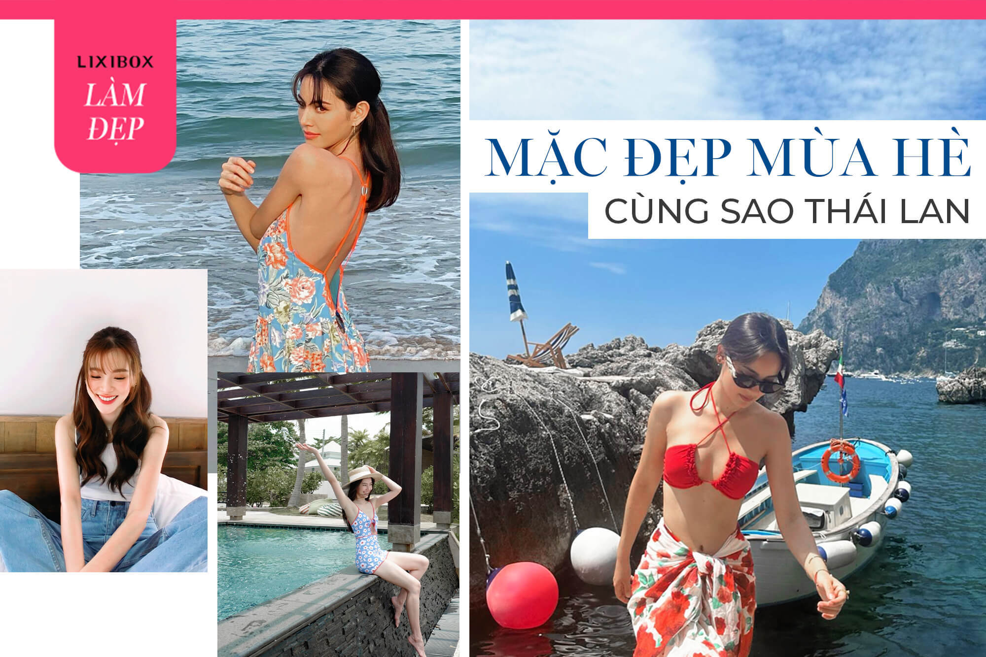 Mê mẩn tủ đồ hè của 4 mỹ nhân Thái Lan: Toàn item thân quen mà phối lên quá “cháy”!