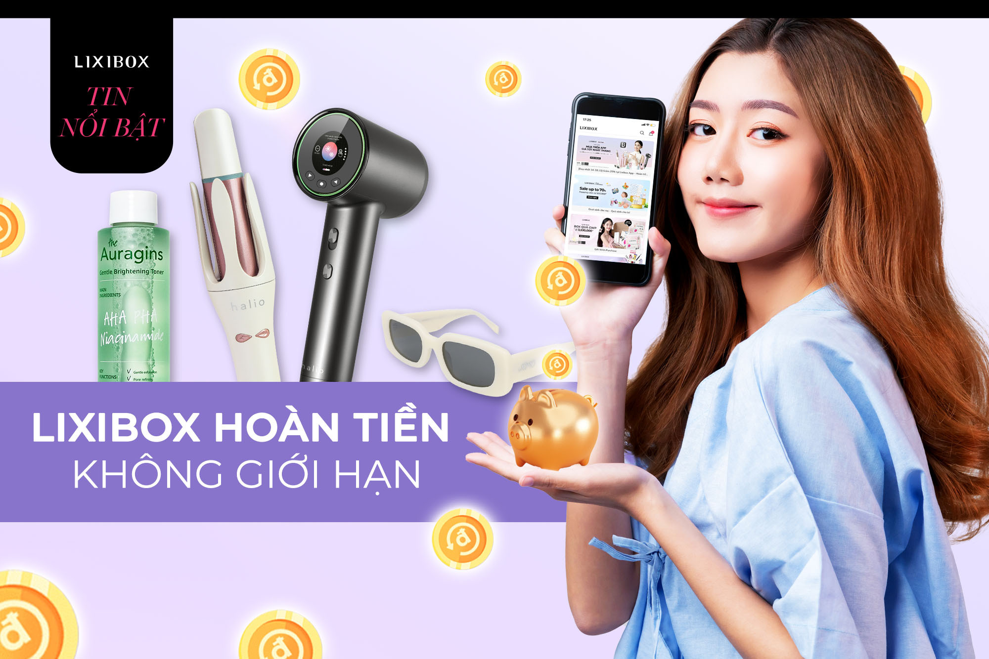 Chương trình Hoàn tiền của Lixibox: Mua 1 sản phẩm được hoàn đến 500.000Đ!