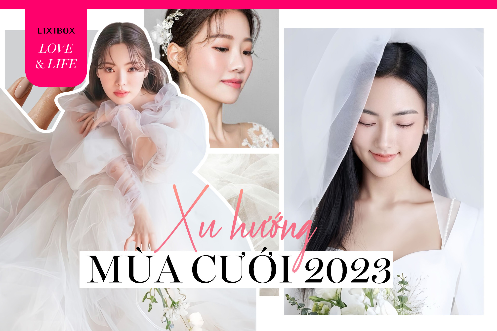 Khó tin với xu hướng làm đẹp mùa cưới 2023: Không kẻ chân mày, không tô son đỏ?