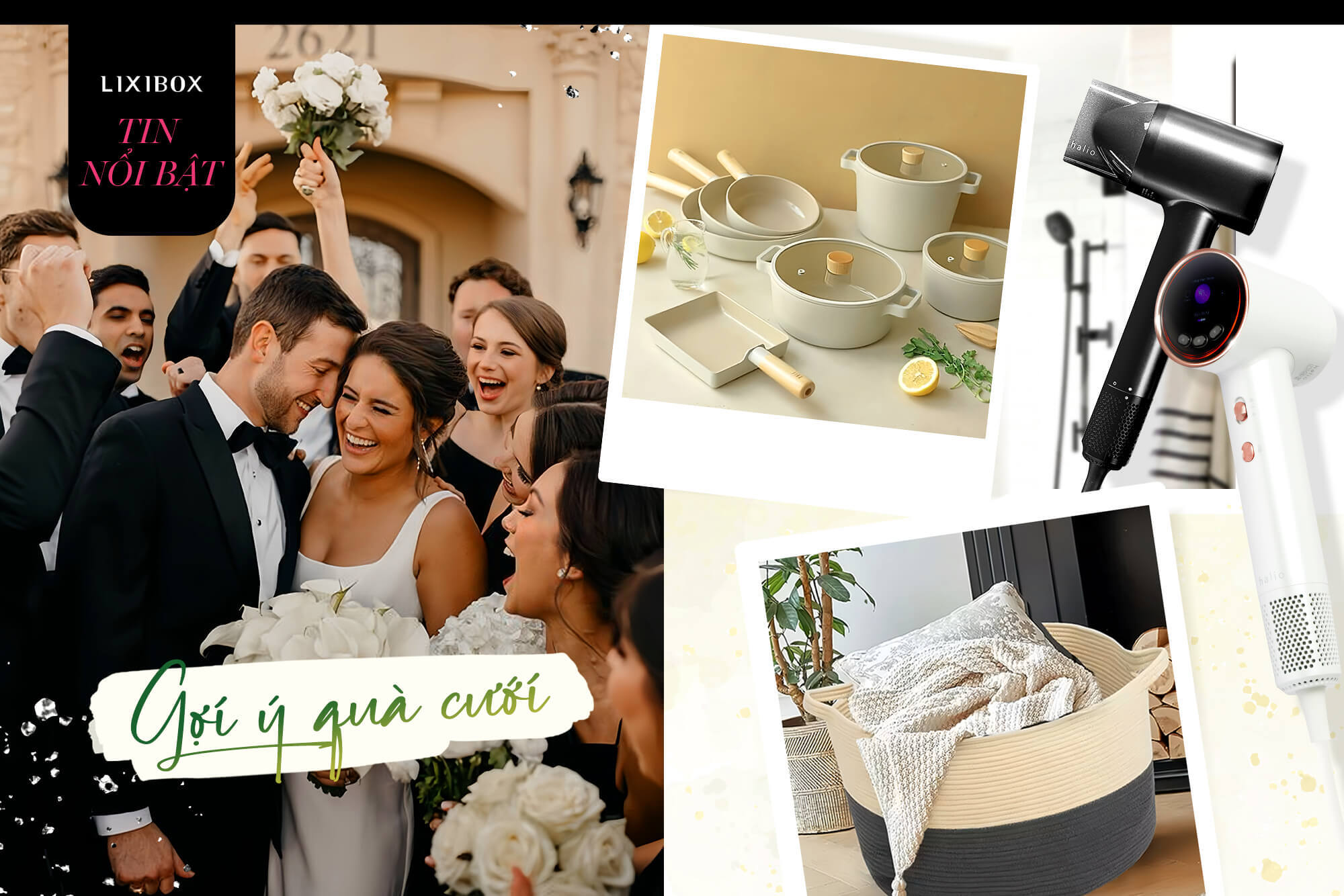 10+ ý tưởng quà cưới tinh tế tặng cô dâu, chú rể: Tranh thủ mua vào tháng 12 để nhận deal sốc