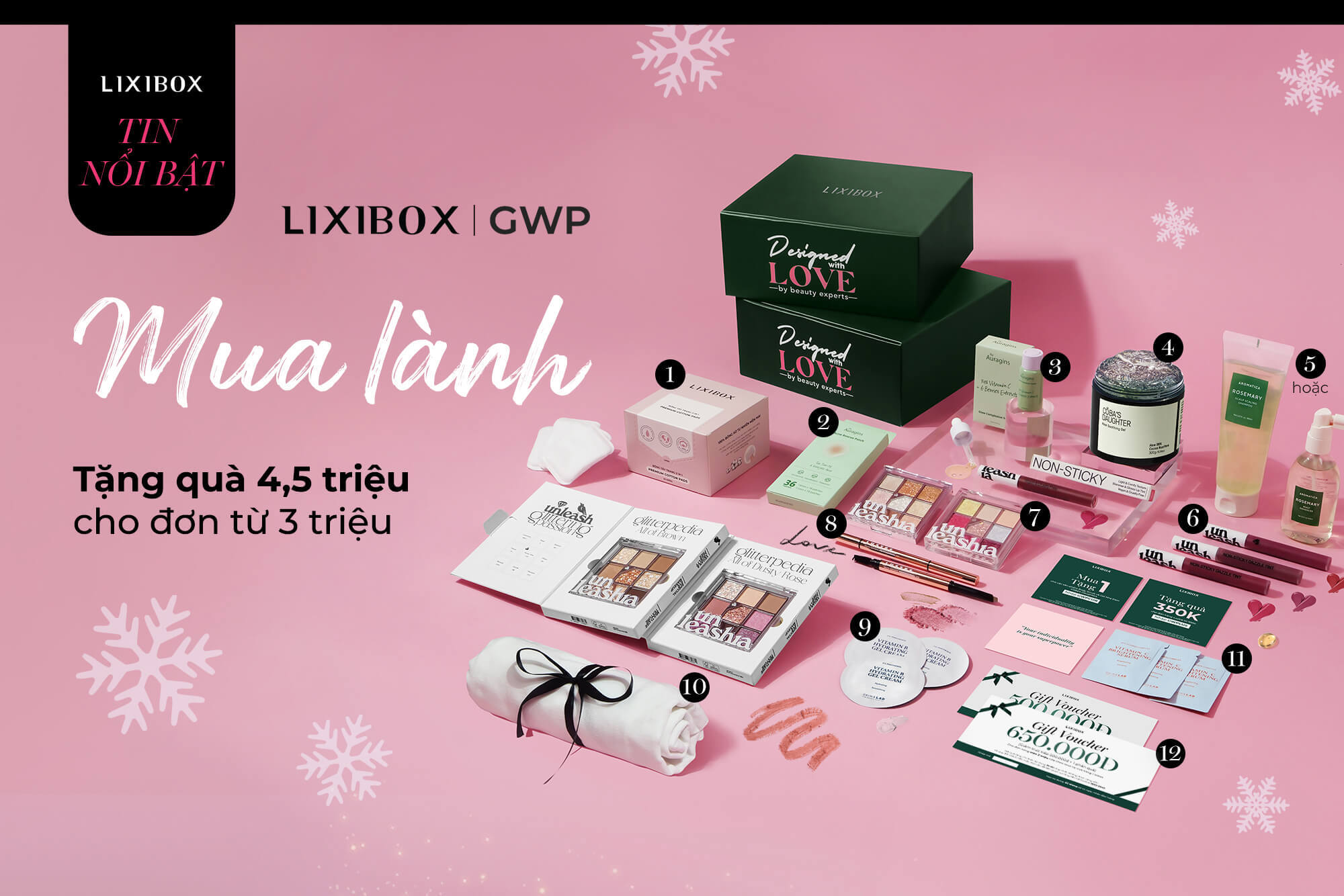Hé lộ chương trình GWP Mua Lành tặng quà 4,5 triệu: Bên trong có gì mà ai cũng cần để chữa lành?