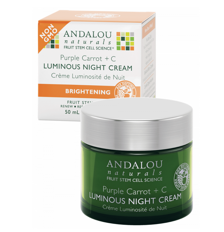 Mỹ phẩm sạch và organic, như kem dưỡng da ban đêm Purple Carrot + C của ANDALOU, mang lại sự tươi sáng lành mạnh cho làn da. Tìm hiểu sâu về mỹ phẩm hữu cơ và lợi ích của chúng!