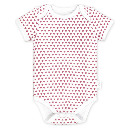 Bộ Liền To The Stars Họa Tiết Trái Tim Cho Bé Gái Sơ Sinh