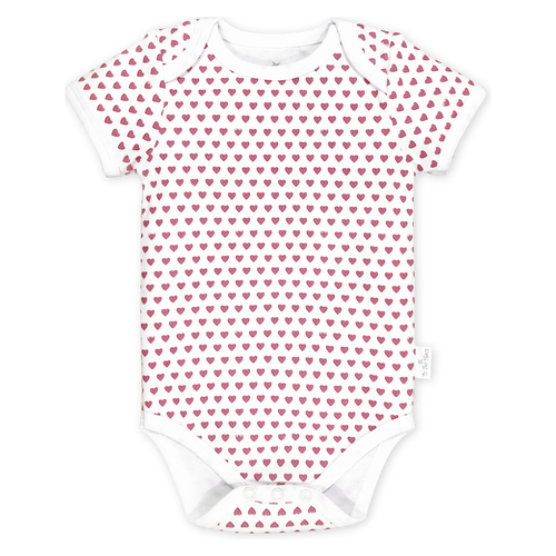 Bộ Liền To The Stars Họa Tiết Trái Tim Cho Bé Gái 09-12 Tháng