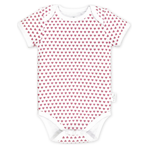 Bộ Liền To The Stars Họa Tiết Trái Tim Cho Bé Gái 06-09 Tháng