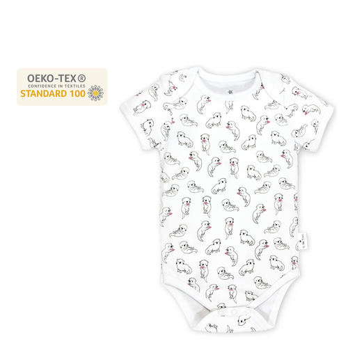 Bộ Liền To The Stars Họa Tiết Rái Cá Cho Bé Gái Sơ Sinh