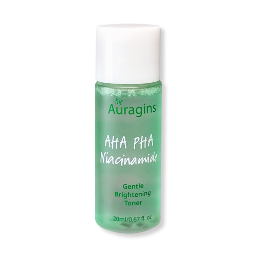 Nước cân bằng sáng da, ngừa mụn AHA PHA The Auragins Gentle Brightening Toner 20ml