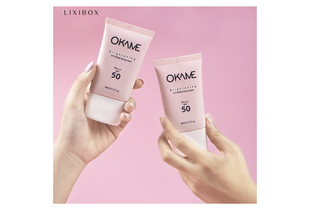 Kem chống nắng tone-up, quang phổ rộng Okame Brightening UV Shield Sunscreen SPF 50 PA++++