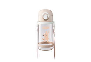 Bình Nước Goki Zuzu 520ml Hồng Nhạt