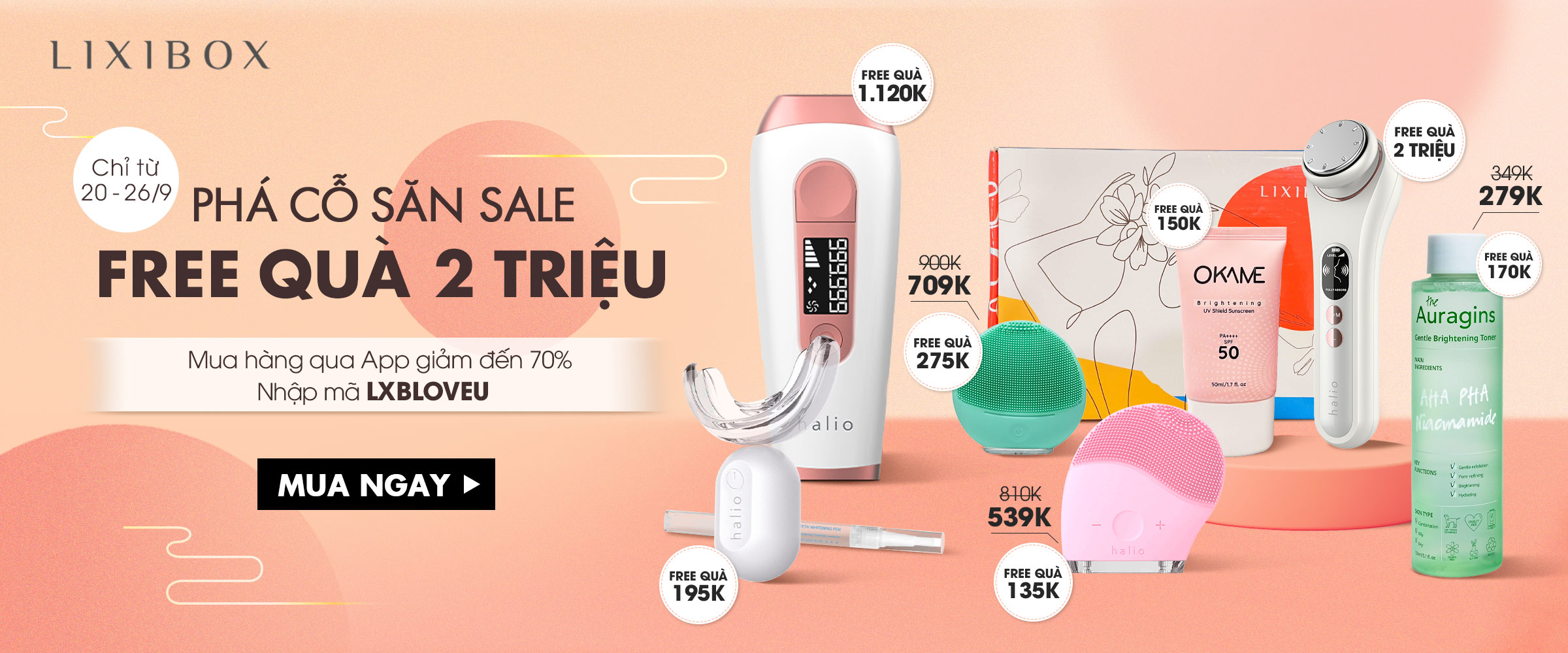 Phá Cỗ Săn Sale - Free Quà 2 Triệu