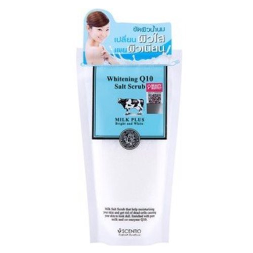Muối Tẩy Tế Bào Chết Dưỡng Trắng Toàn Thân Scentio Whitening Q10 Milk Plus 300g