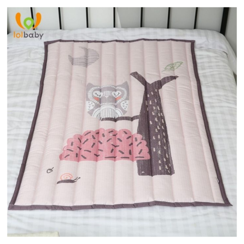 Thảm Sợi Tre Lolbaby Pink Forest