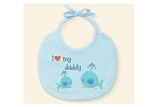 Yếm Buộc Cho Bé Hình Họa Tiết Lullaby Blue - Màu Xanh