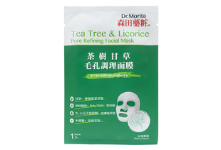 Mặt Nạ Làm Dịu Se Khít Lỗ Chân Lông Dr.Morita Tea Tree & Licorice Pore Refining Facial Mask